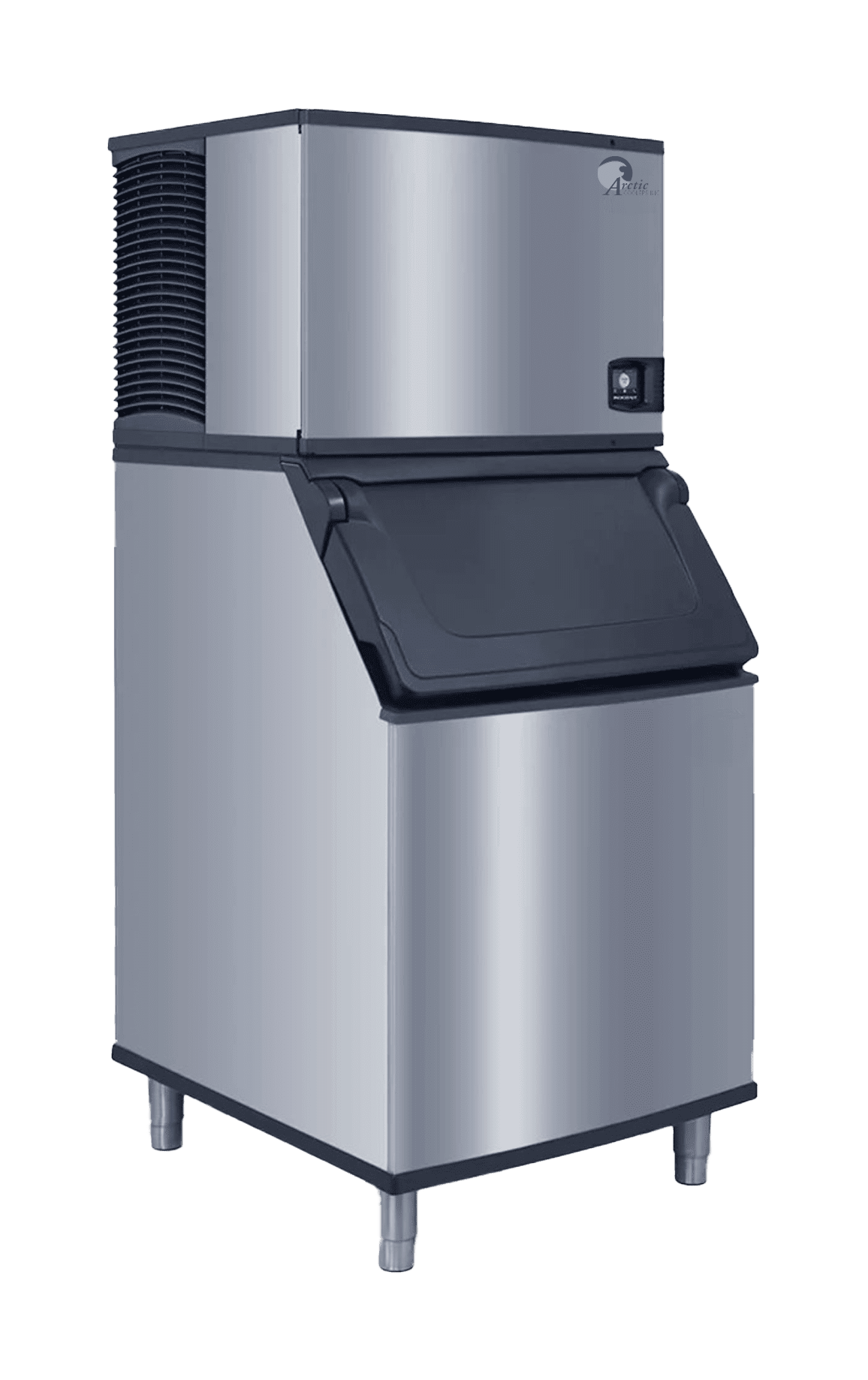 The Hoshizaki IYT-0500A/K570 ice maker and bin